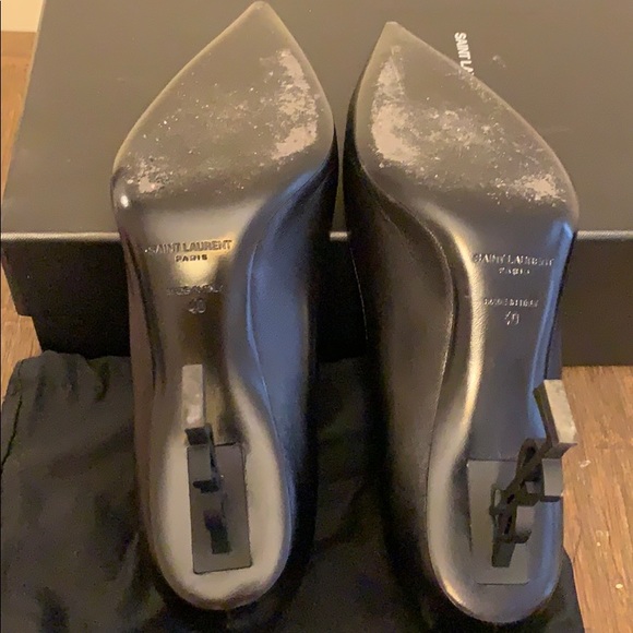 ***SOLD***YSL BLACK OPYUM 85mm HEEL SIZE 40 - Picture 2 of 6